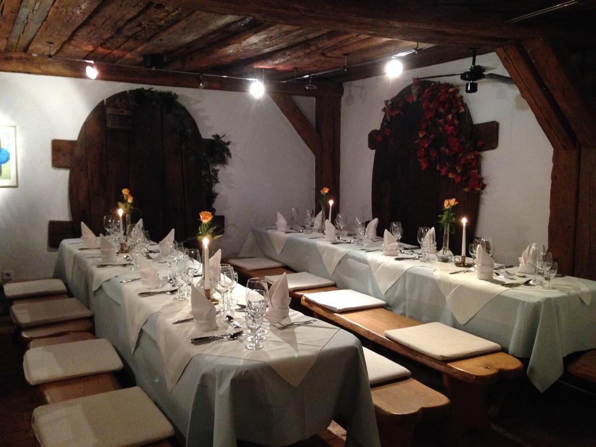 Wasserstelz Historisches Genusshotel & Restaurant Am Rhein Hohentengen am Hochrhein Bagian luar foto